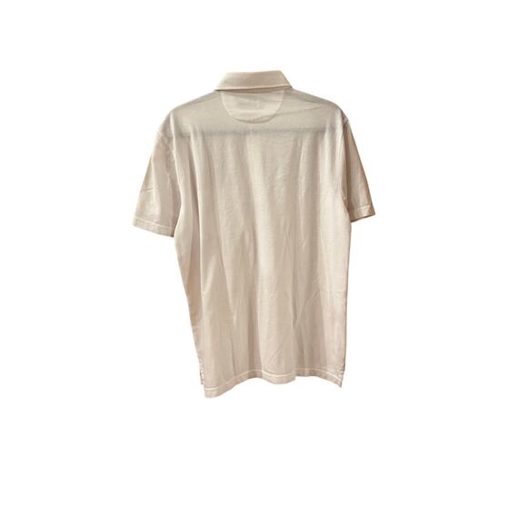 Faherty Sunwashed Polo - Men's Medium - Crisp White (New No Tags) - Picture 6 of 6